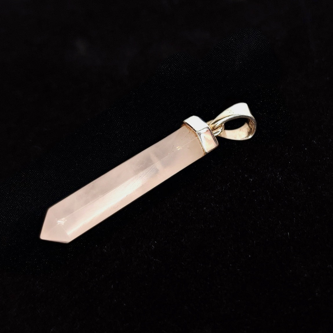 Rose Quartz Point Pendant