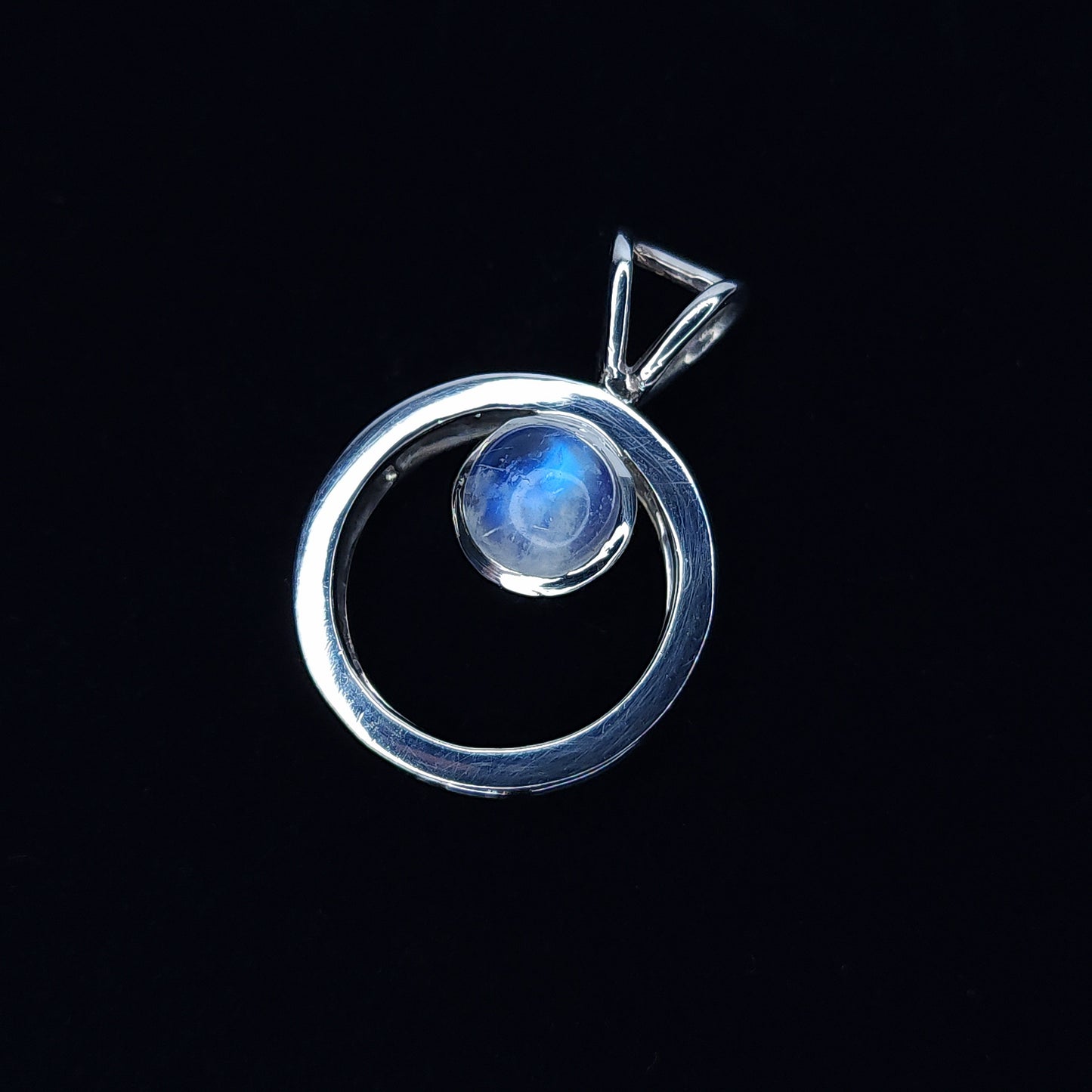 Moonstone in Silver Pendant