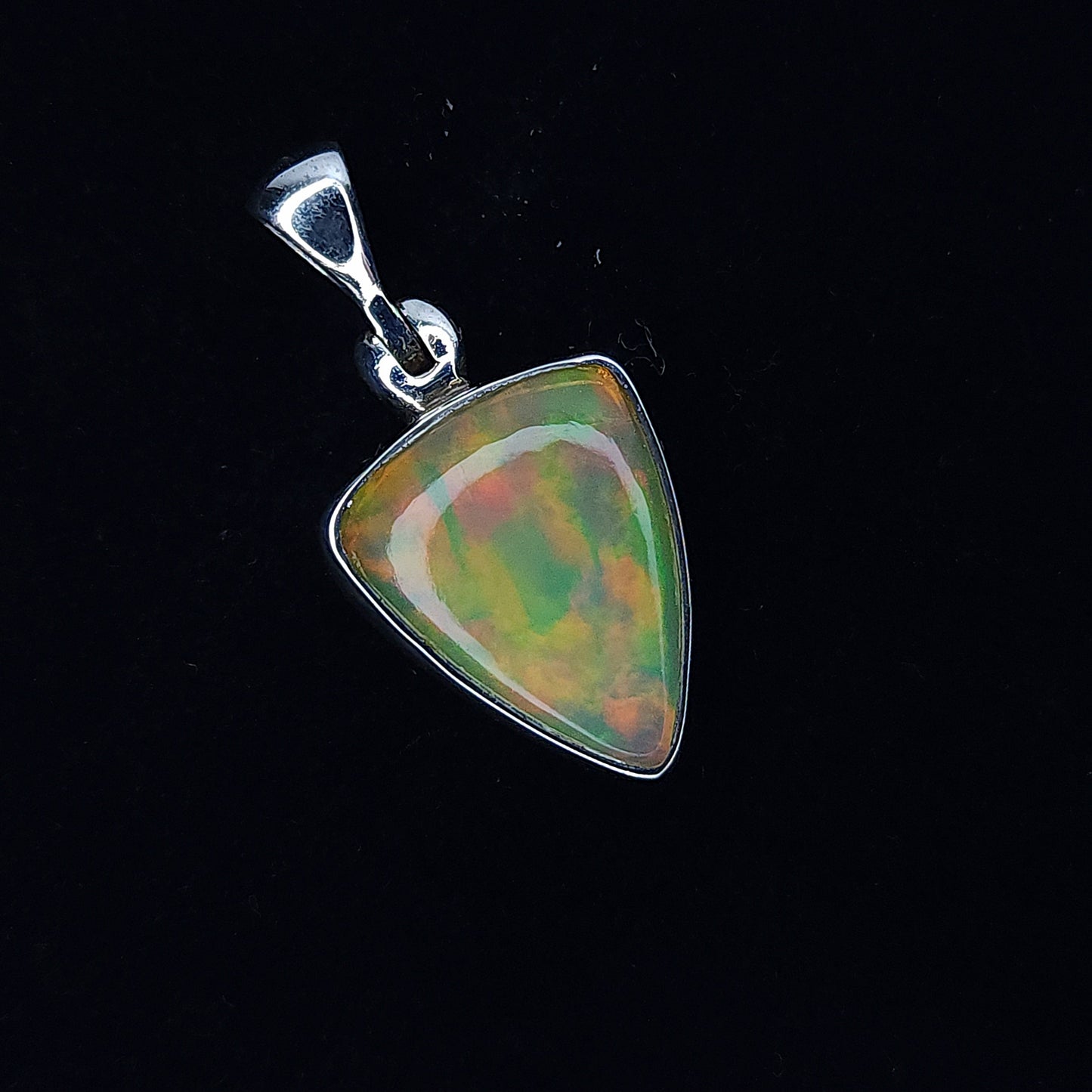 Ethiopian Opal in Silver Pendant