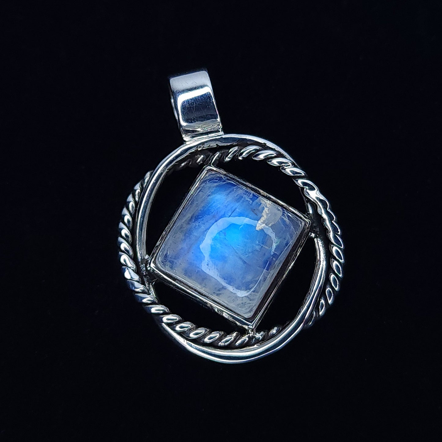 Moonstone in Silver Pendant