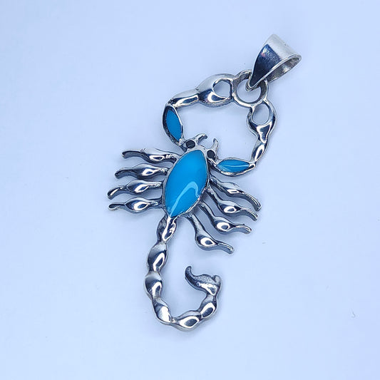 Turquoise Scorpion Pendant