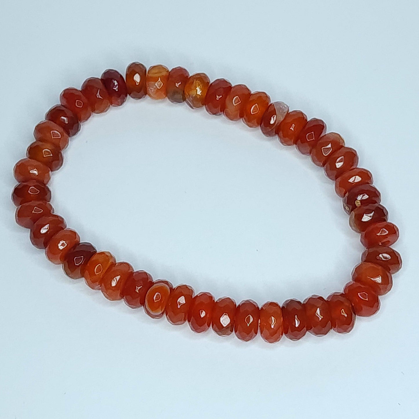 Carnelian Bead Bracelet