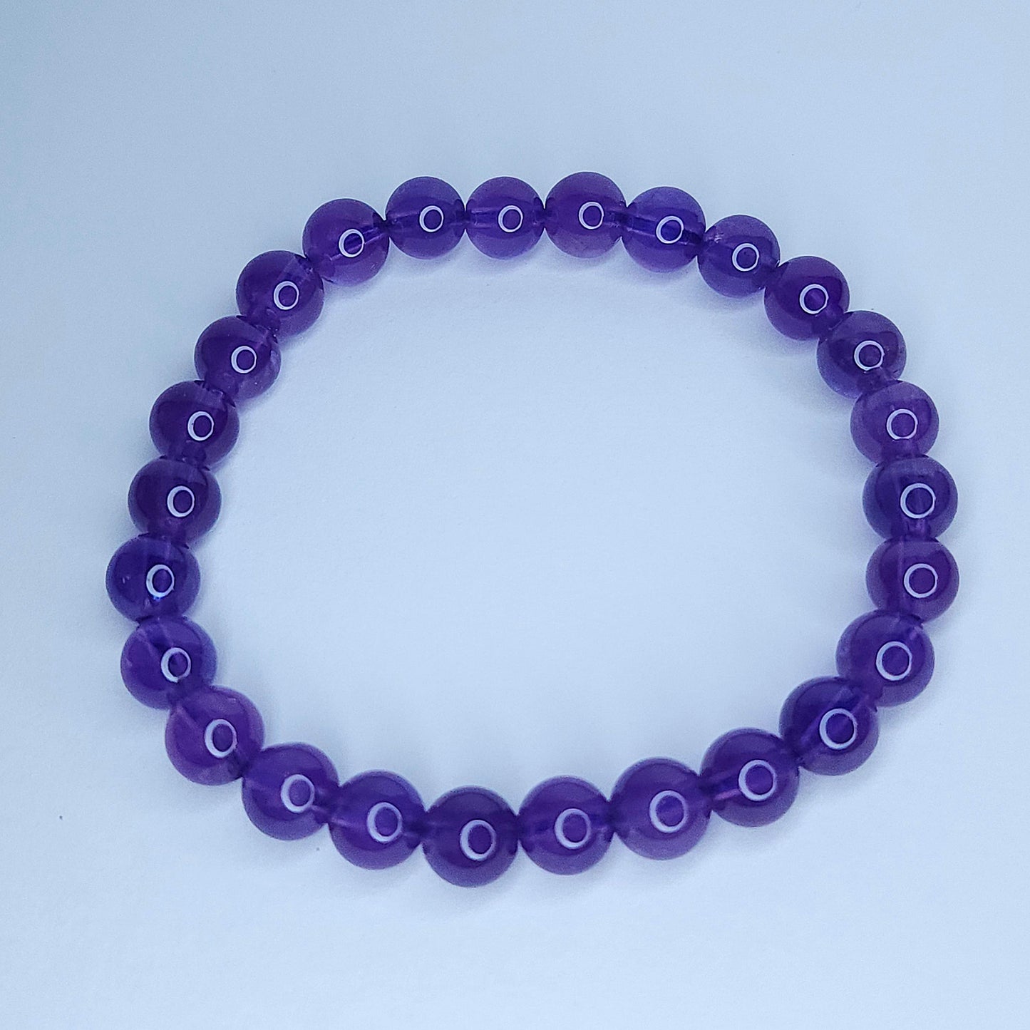 Amethyst Bead Bracelet