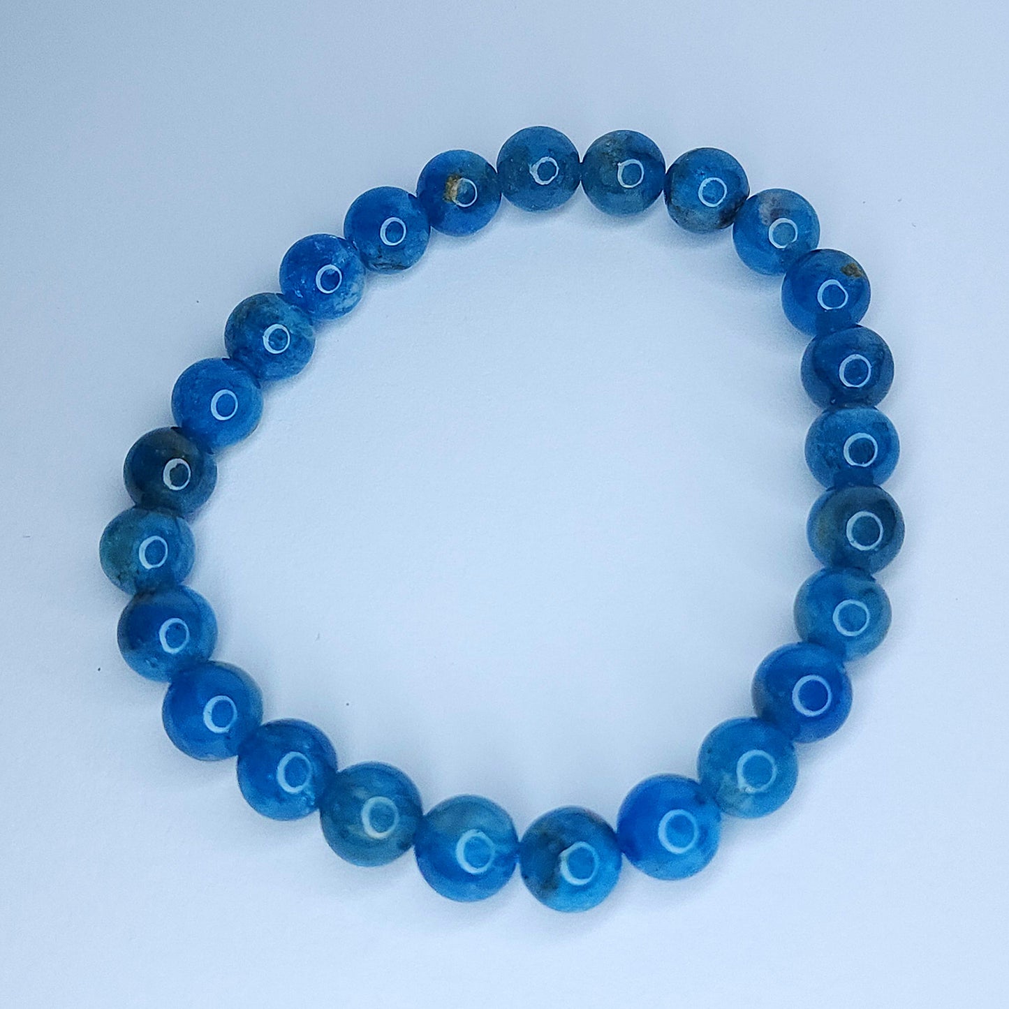 Apatite Bead Bracelet