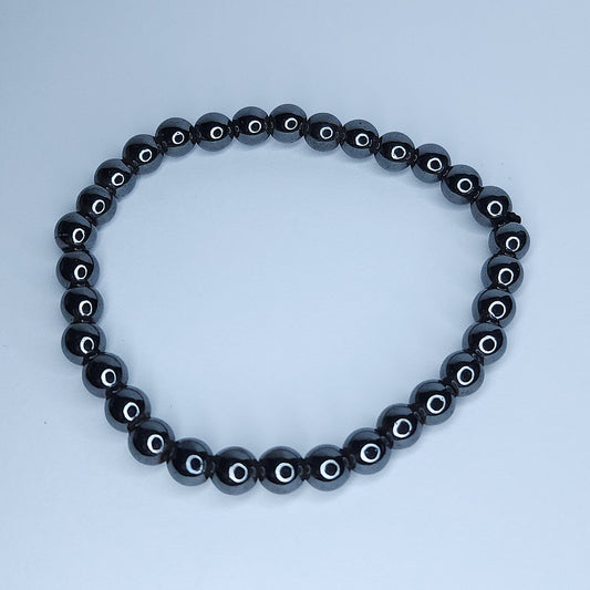 Hematite Bead Bracelet