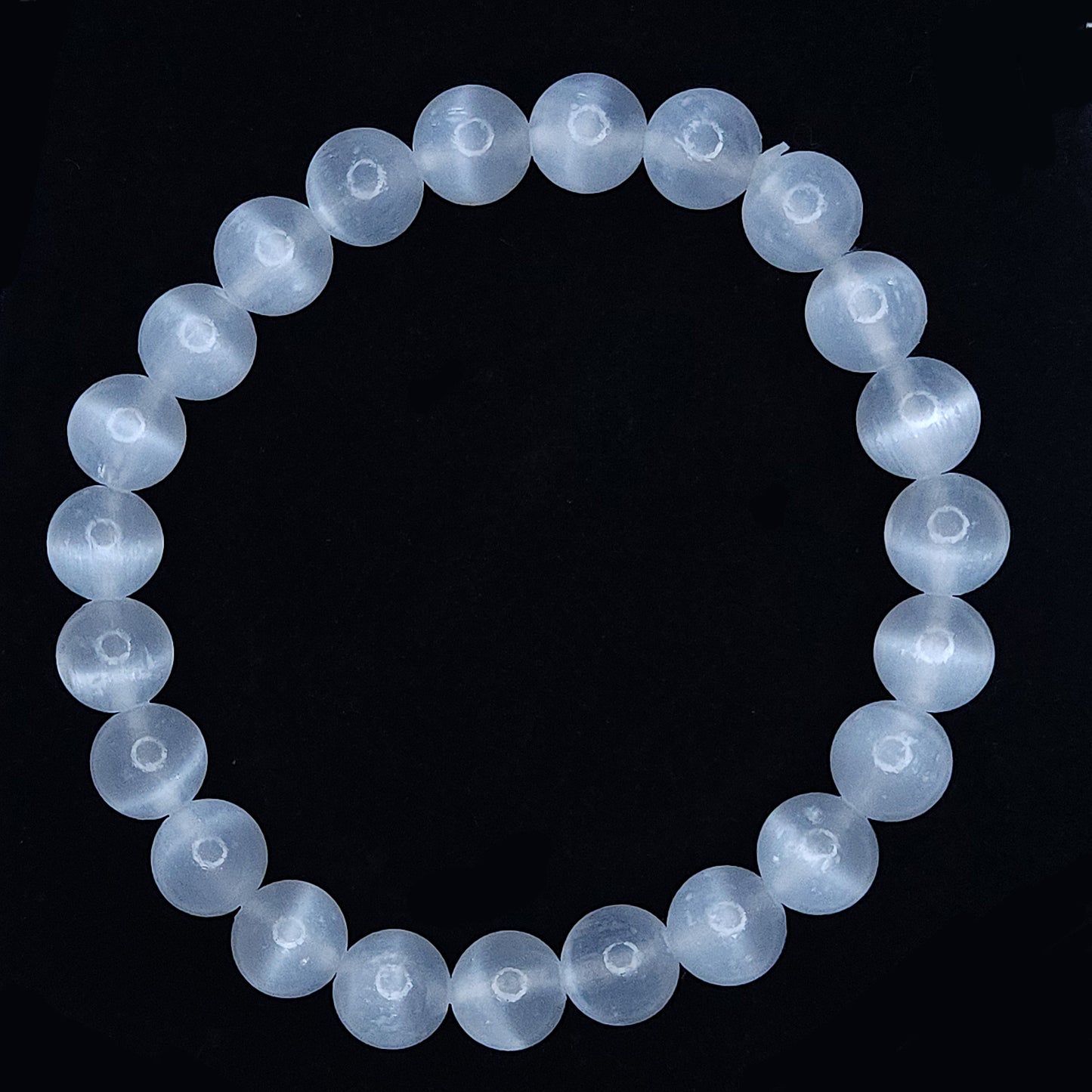 Selenite Bead Bracelet