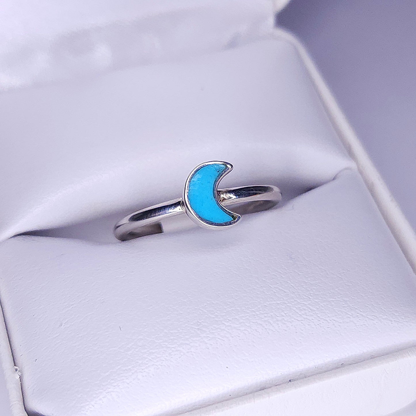 Turquoise Moon Ring