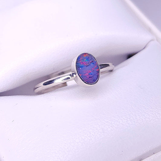 Australian Opal Oval Ring