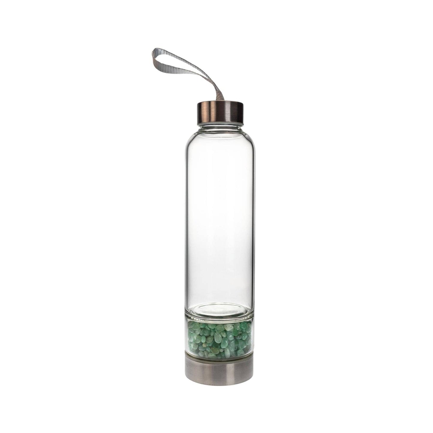 Crystal Water Bottle: Green Aventurine