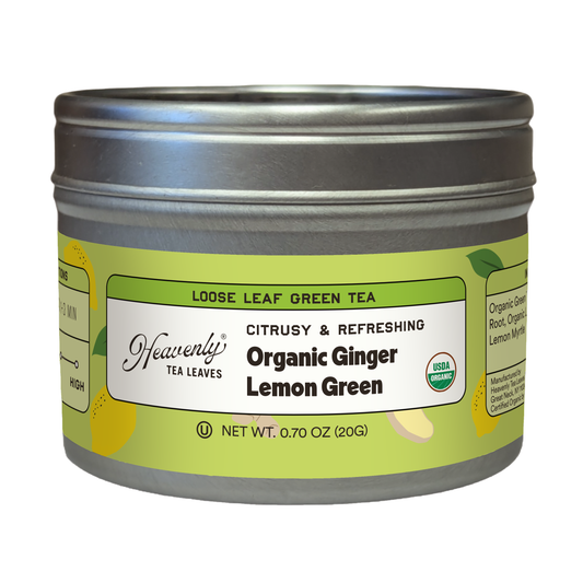 Afternoon Reset - Organic Ginger Lemon Green Tea Tin