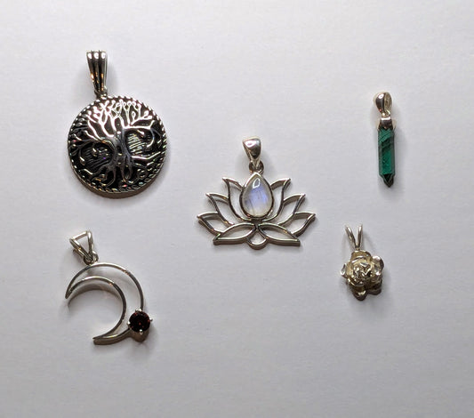 Pick 3 Bundle – Mix & Match Gemstone Pendants