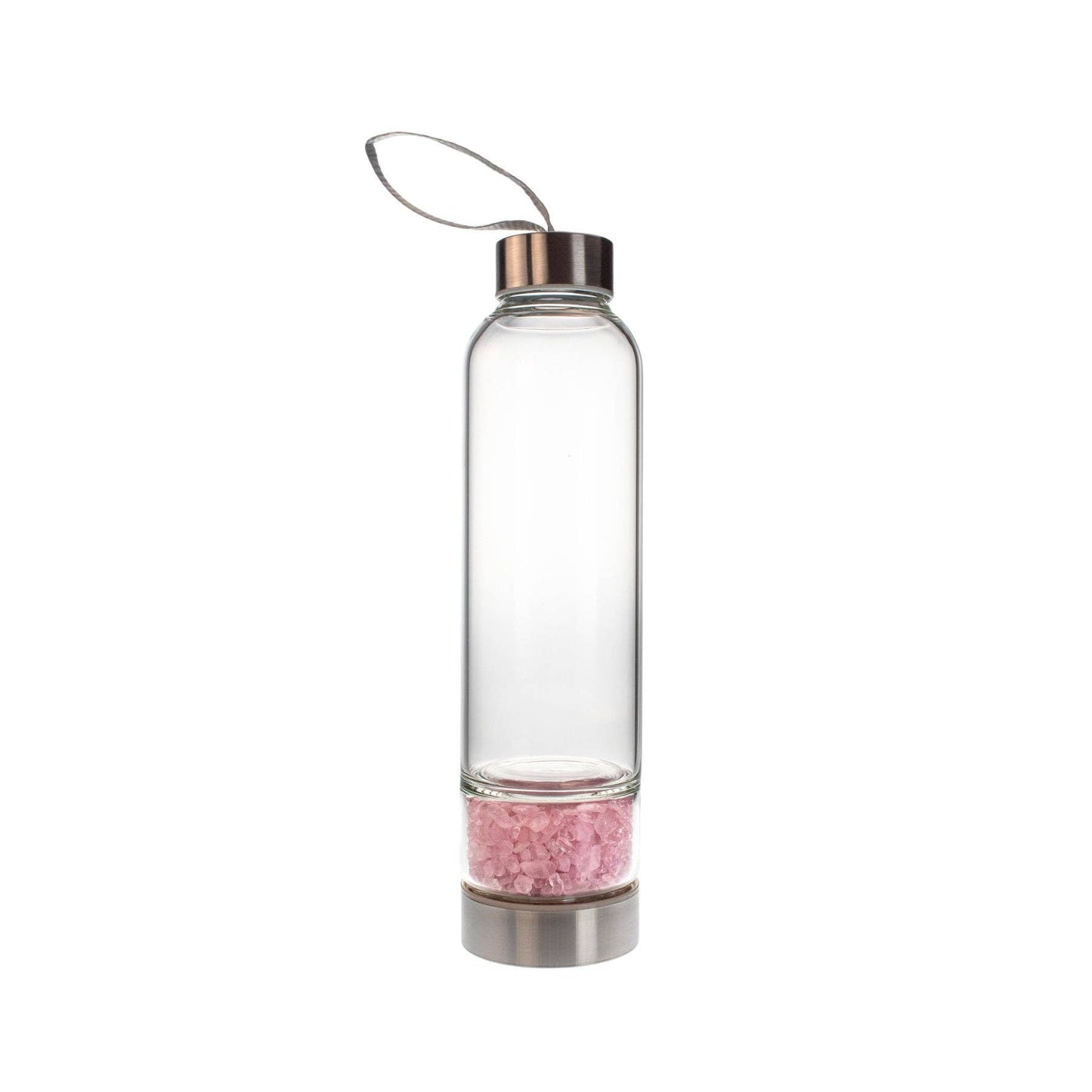 Crystal Water Bottle: Rose Quartz