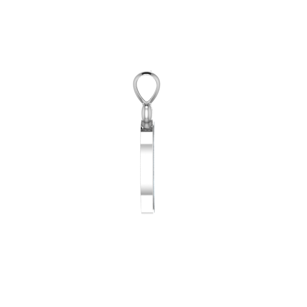 Sterling Silver Labradorite Moon Pendant