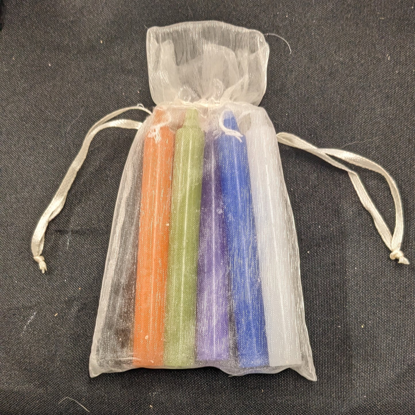 10 Chime Candles – Assorted Colors (4 inches tall)