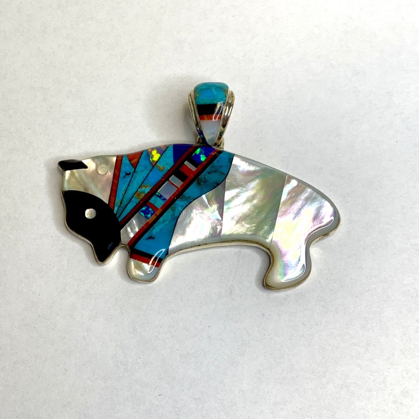 White Buffalo Pendant