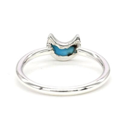 Horizontal Moon Stackable Ring